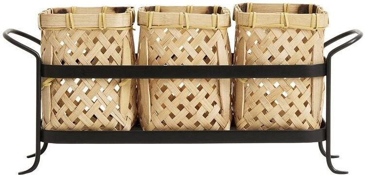 Nordal Support de panier en bambou Rodern Nordal Support de panier en bambou Rodern