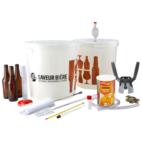 Saveur Bière Kit De Brassage Débutant Deluxe Bière Ambrée Pour Kit à Bière   Saveur Bière Saveur Bière Kit De Brassage Débutant Deluxe Bière Ambrée Pour Kit à Bière   Saveur Bière