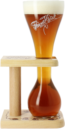 Brasserie Bosteels Verre Kwak Avec Support En Bois - 33 Cl   Brasserie Bosteels   Saveur Bière