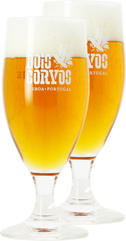 Dois Corvos Pack 2 Verres à Pied Dois Corvos - 20 Cl   Saveur Bière Dois Corvos Pack 2 Verres à Pied Dois Corvos - 20 Cl   Saveur Bière