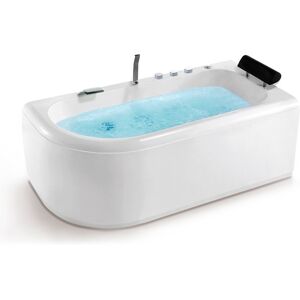 Thalassor Baignoire balneo 170 cm asymetrique IRIS DROITE