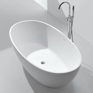 Thalassor Baignoire ilot 150 cm Lounge en Solid Surface (corian)