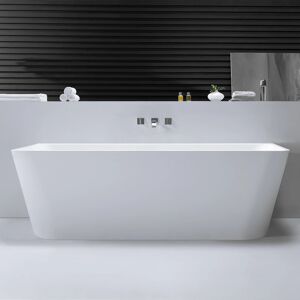 Thalassor Baignoire semi-ilot 160 cm Love en Solid Surface (corian)