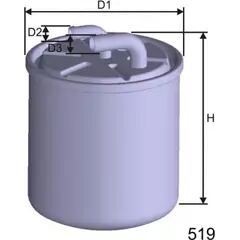 MISFAT Filtre à carburant MERCEDES-BENZ CLASSE C (filtre-a-carburant)
