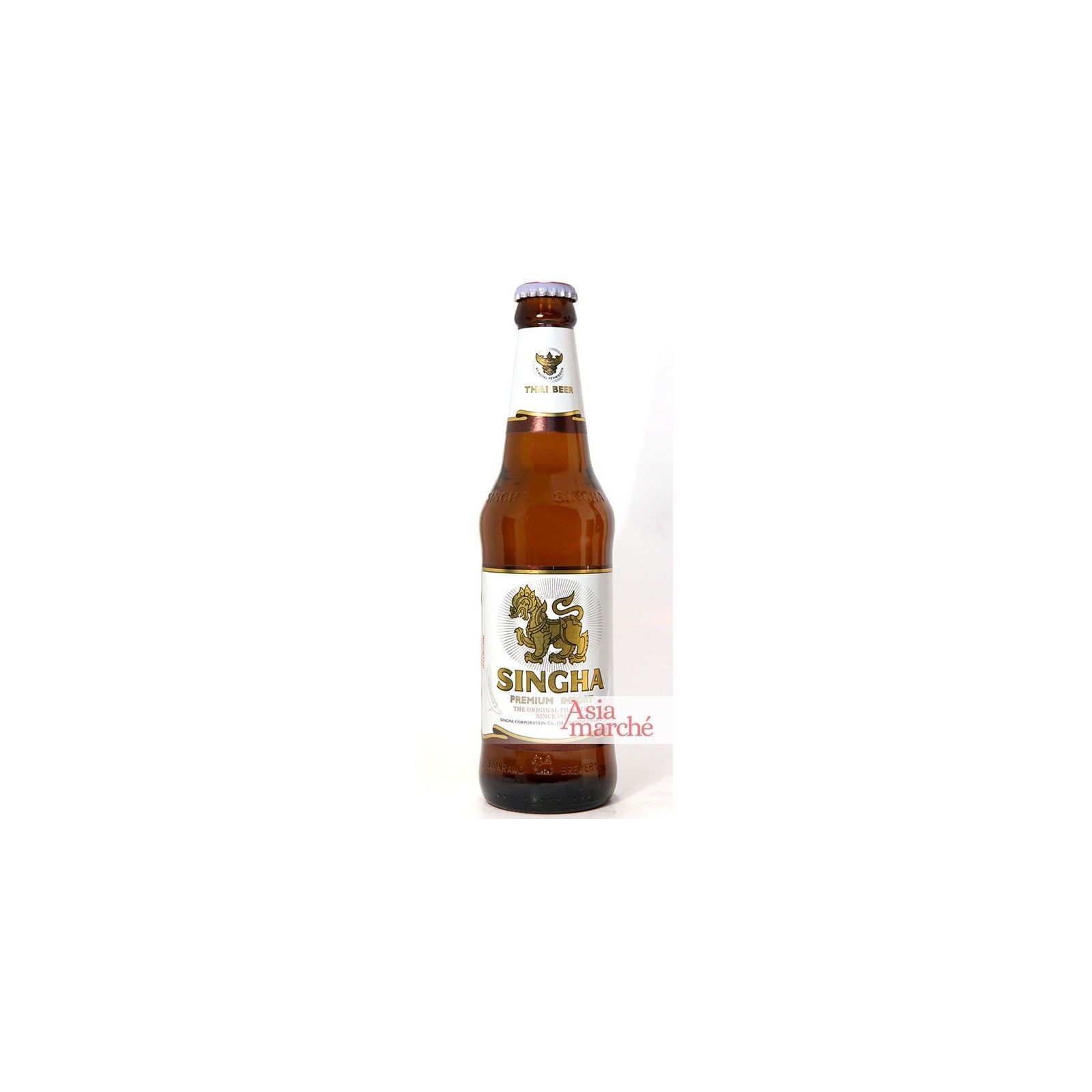 Asia Marché Bière Thaïlandaise Singha 33cl bouteille (5°)
