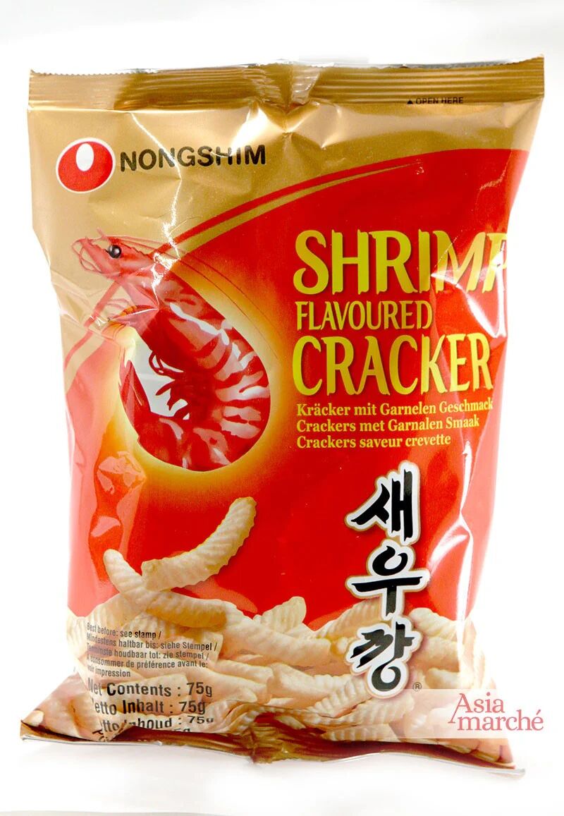 Asiamarché france Chips saveur crevettes 75g Nongshim