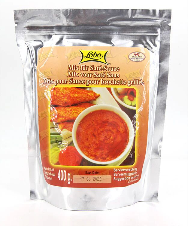 Asiamarché france Epices pour sauce Satay 400g Lobo