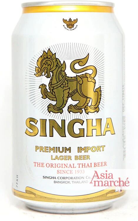 Asiamarché france Bière Thaïlandaise Singha 33cl canette (5°)