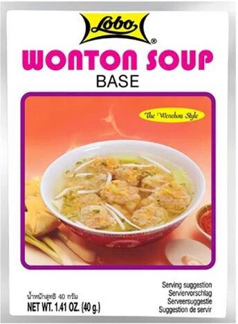 Asiamarché france Bouillon de soupe Wonton 40g Lobo