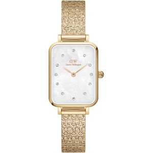 Montre Daniel Wellington Quadro Lumine Pressed Piano DW00100582 Gold/White