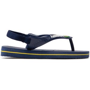 Sandales Havaianas Brasil Logo 41405773587 Marine/Yellow Cit