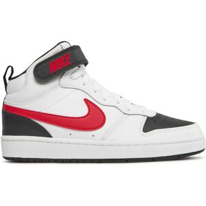 Chaussures Nike Buty Court Borough Mid 2 (GS) CD7782-110 White/University Red/Black