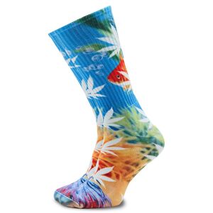 Chaussettes hautes homme HUF Submerged SK00724 Blue