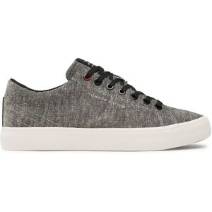 Tennis Tommy Hilfiger Th Hi Vulc Core Low Chambray FM0FM04738 Black BDS