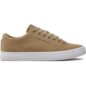 Tennis Tommy Hilfiger Th Hi Vulc Low Canvas FM0FM04882 Beige