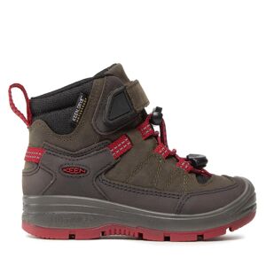 Chaussures de trekking Keen Redwood Mid Wp 1023881 Steel Grey/Red Dahlia