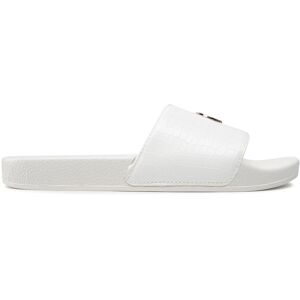 Mules / sandales de bain Criminal Damage Python Slide Off White