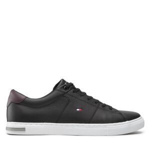Sneakers Tommy Hilfiger Essential Leather Detail Vulc FM0FM04047 Black BDS