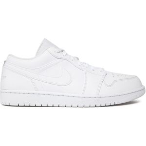 Chaussures Nike Air Jordan 1 Low 553558 136 White/White/White