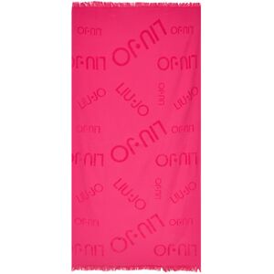 Serviette de bain Liu Jo Telo Logo Jacquard VA4209 T0300 Deep Pink 82143