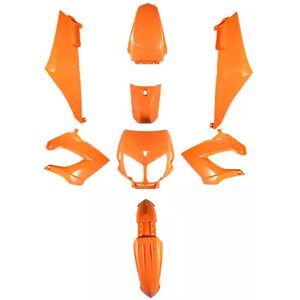 Standard Parts Kit carenage 8 pieces Orange Derbi DRD racing 2006 - 2011