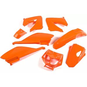 Str8 Kit carenage 8 pieces Orange Derbi X-treme avant 2011