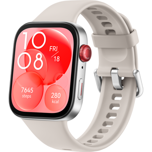 Huawei WATCH FIT 3 / Blanc / Bracelet Fluoroélastomère / GPS / Bluetooth / Fonctionne avec iOS et Android - Publicité Huawei WATCH FIT 3 / Blanc / Bracelet Fluoroélastomère / GPS / Bluetooth / Fonctionne avec iOS et Android - Publicité