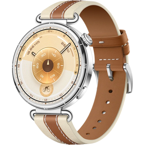 Huawei WATCH GT 6 41mm / Bracelet en cuir composite marron / Autonomie jusqu'à 14 jours / Suivi GPS précis / Montre connectée / Fonctionne avec iOS et Android - Publicité Huawei WATCH GT 6 41mm / Bracelet en cuir composite marron / Autonomie jusqu'à 14 jours / Suivi GPS précis / Montre connectée / Fonctionne avec iOS et Android - Publicité