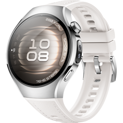 Huawei WATCH 5 42mm Blanc / Bracelet Composite / X-TAP / Appels eSIM / GPS / ECG / Bluetooth 5.2 / Montre connectée / Fonctionne avec iOS et Android - Publicité Huawei WATCH 5 42mm Blanc / Bracelet Composite / X-TAP / Appels eSIM / GPS / ECG / Bluetooth 5.2 / Montre connectée / Fonctionne avec iOS et Android - Publicité