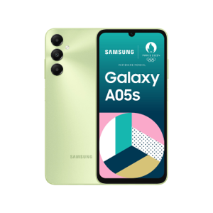 Samsung - Galaxy A05s 64go Lime - Publicité