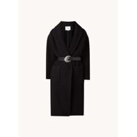 ba&sh Manteau Corentin en laine avec ceinture en cuir <br /><b>580.00 EUR</b> Debijenkorf.fr