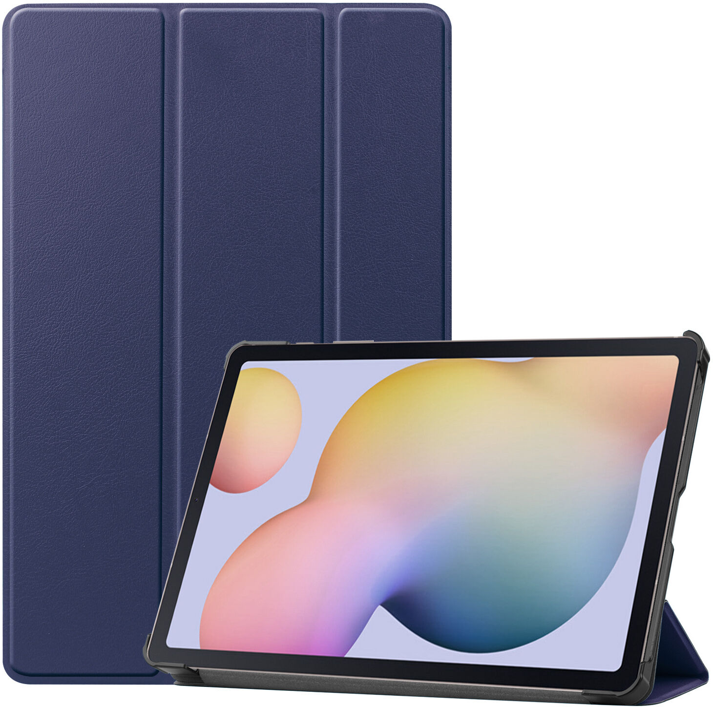 iMoshion Étui de tablette portefeuille Trifold pour Samsung Galaxy Tab S7 - Bleu iMoshion Étui de tablette portefeuille Trifold pour Samsung Galaxy Tab S7 - Bleu