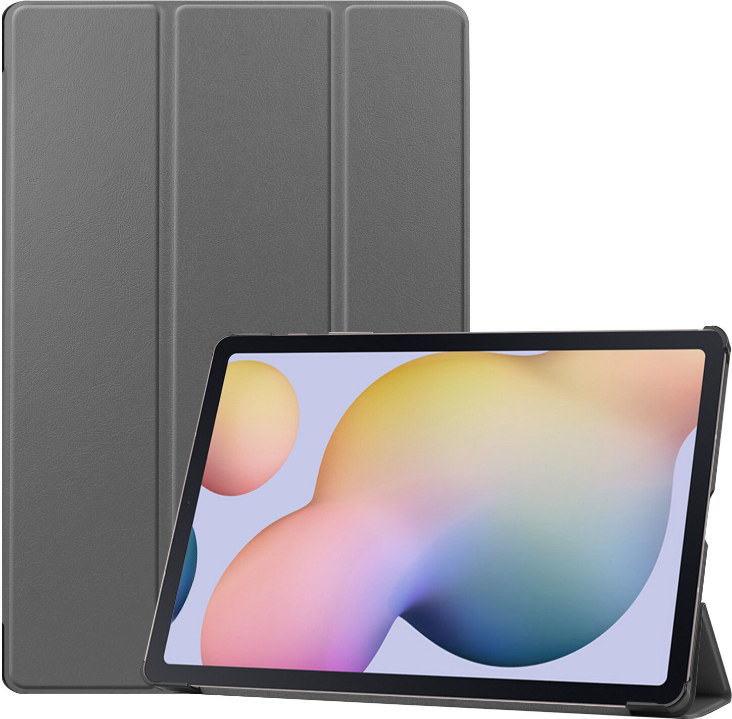 iMoshion Étui de tablette portefeuille Trifold pour le Samsung Galaxy Tab S7 Plus - Gris iMoshion Étui de tablette portefeuille Trifold pour le Samsung Galaxy Tab S7 Plus - Gris