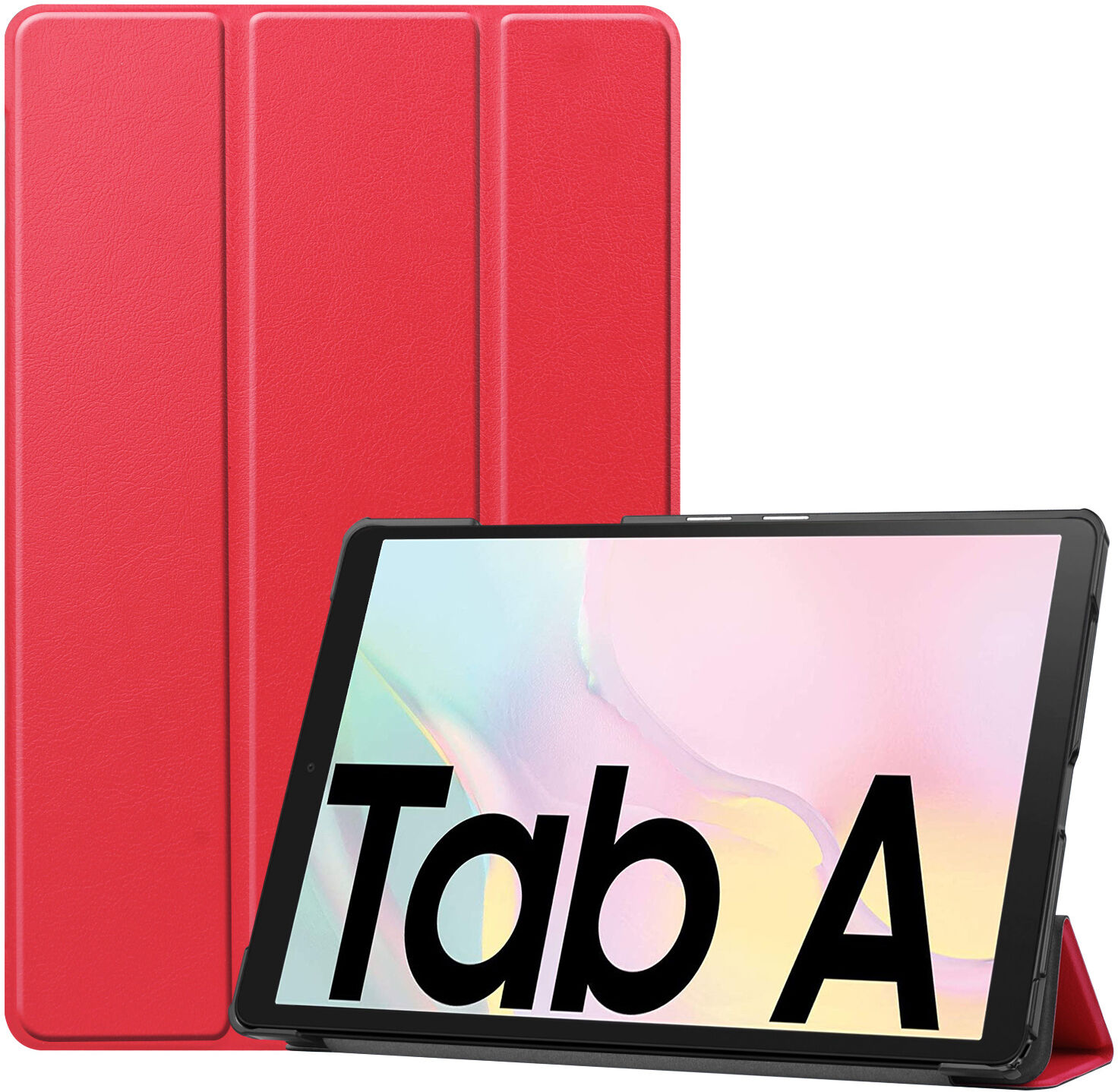 iMoshion Étui de tablette portefeuille Trifold pour le Samsung Galaxy Tab A7 - Rouge