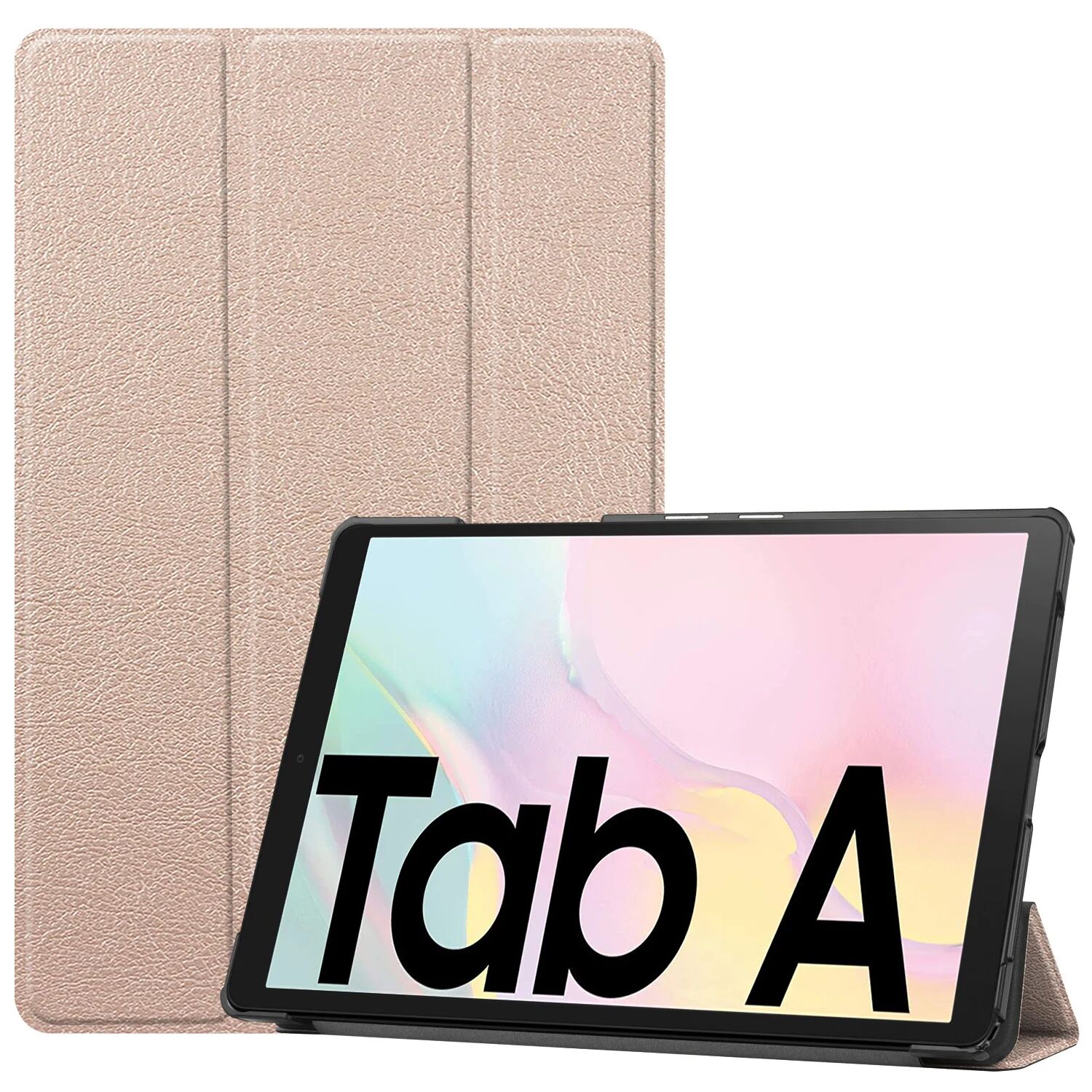 iMoshion Étui de tablette portefeuille Trifold pour le Samsung Galaxy Tab A7 - Dorée iMoshion Étui de tablette portefeuille Trifold pour le Samsung Galaxy Tab A7 - Dorée