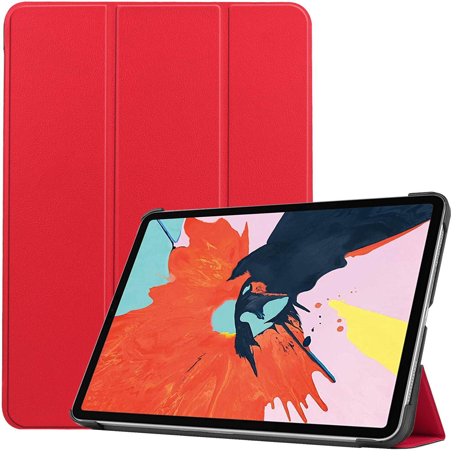 iMoshion Étui de tablette portefeuille Trifold pour l'iPad Air (2020) - Rouge iMoshion Étui de tablette portefeuille Trifold pour l'iPad Air (2020) - Rouge