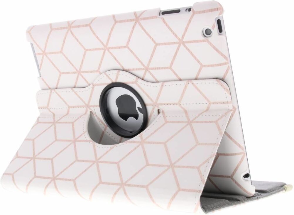 Coquedetelephone.fr Étui de tablette Design rotatif à 360° pour l'iPad 2 / 3 / 4 - Cubes Rose Gold Coquedetelephone.fr Étui de tablette Design rotatif à 360° pour l'iPad 2 / 3 / 4 - Cubes Rose Gold