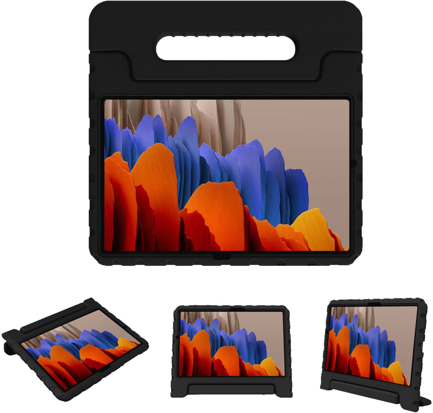 iMoshion Coque kidsproof avec poignée pour le Samsung Galaxy Tab S7 Plus - Noir iMoshion Coque kidsproof avec poignée pour le Samsung Galaxy Tab S7 Plus - Noir