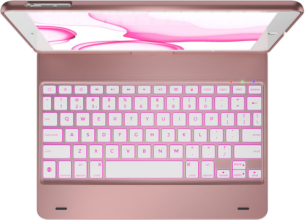 Coquedetelephone.fr Bluetooth Keyboard Bookcase voor de iPad (2018) / (2017) / Air (2) / Pro 9.7 Coquedetelephone.fr Bluetooth Keyboard Bookcase voor de iPad (2018) / (2017) / Air (2) / Pro 9.7