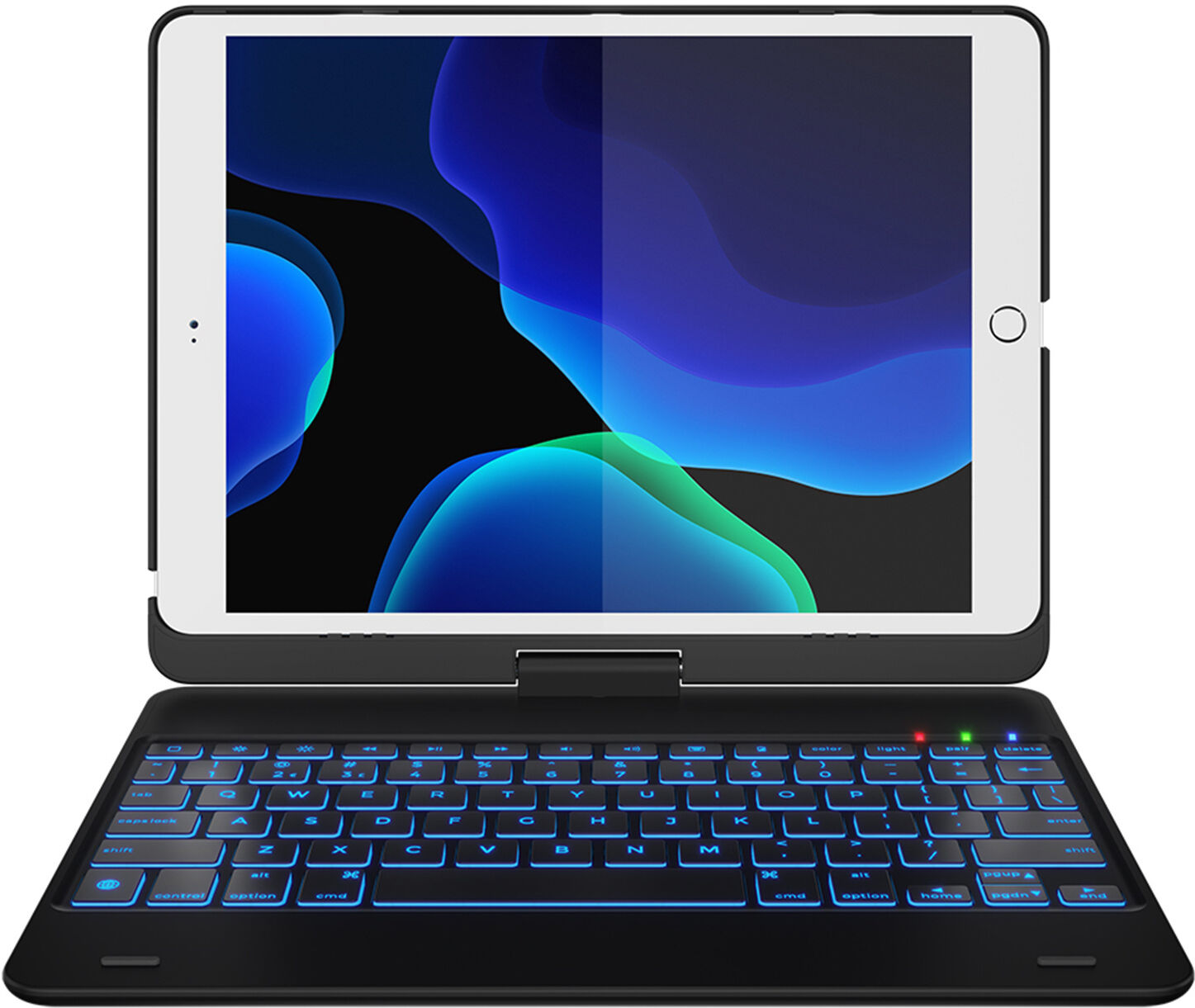 Coquedetelephone.fr Bluetooth Keyboard Bookcase voor de iPad (2018) / (2017) / Air (2) / Pro 9.7 Coquedetelephone.fr Bluetooth Keyboard Bookcase voor de iPad (2018) / (2017) / Air (2) / Pro 9.7