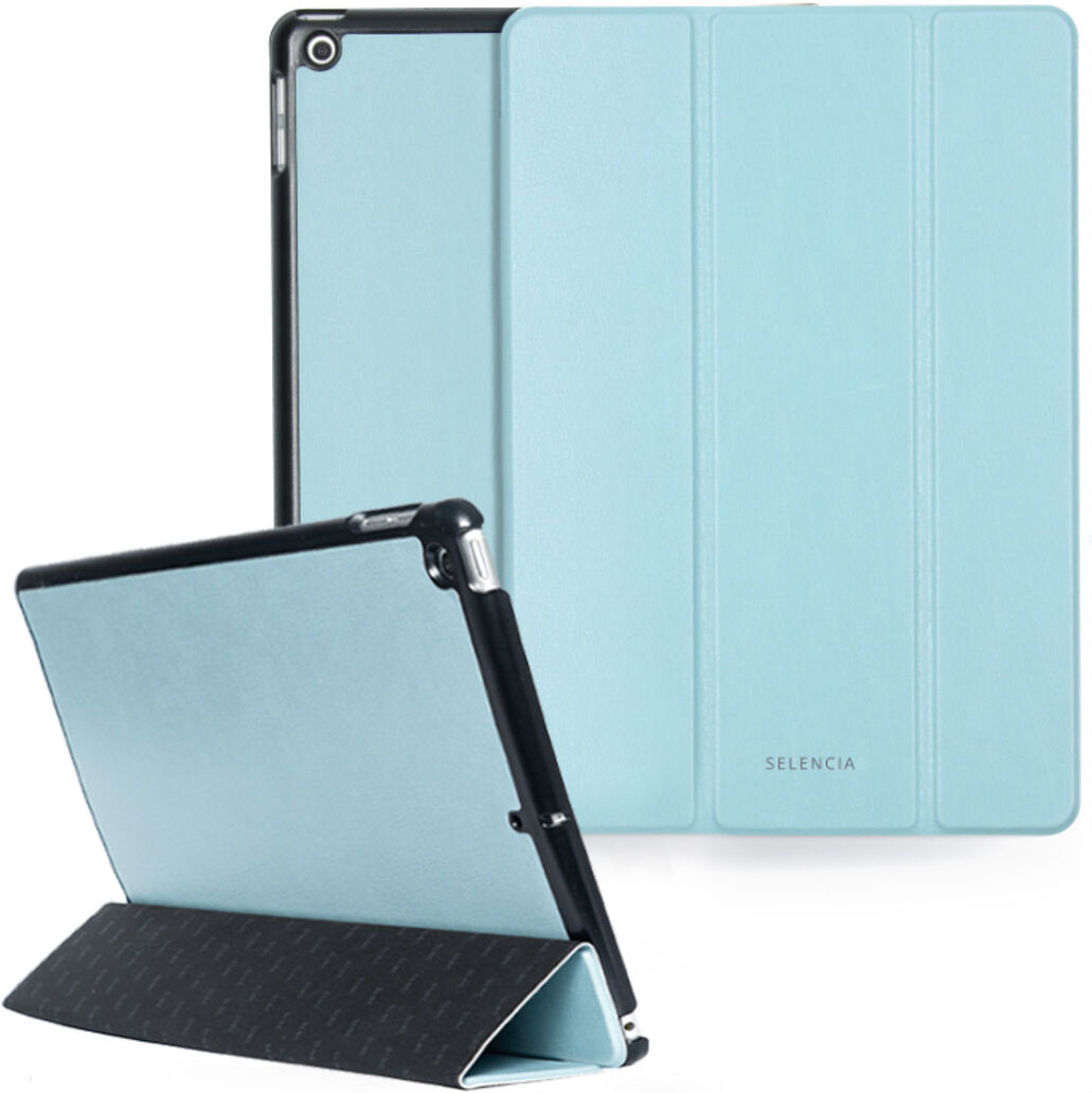 Selencia Coque en cuir vegan Nuria Trifold Book pour l'iPad 10.2 (2019 / 2020) - Bleu clair Selencia Coque en cuir vegan Nuria Trifold Book pour l'iPad 10.2 (2019 / 2020) - Bleu clair