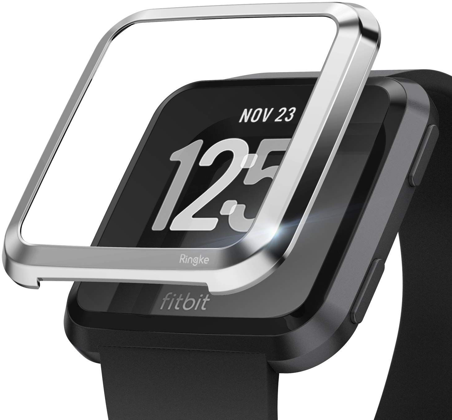 Ringke Style de lunette pour le Fitbit Versa / Versa Lite - Argent Ringke Style de lunette pour le Fitbit Versa / Versa Lite - Argent