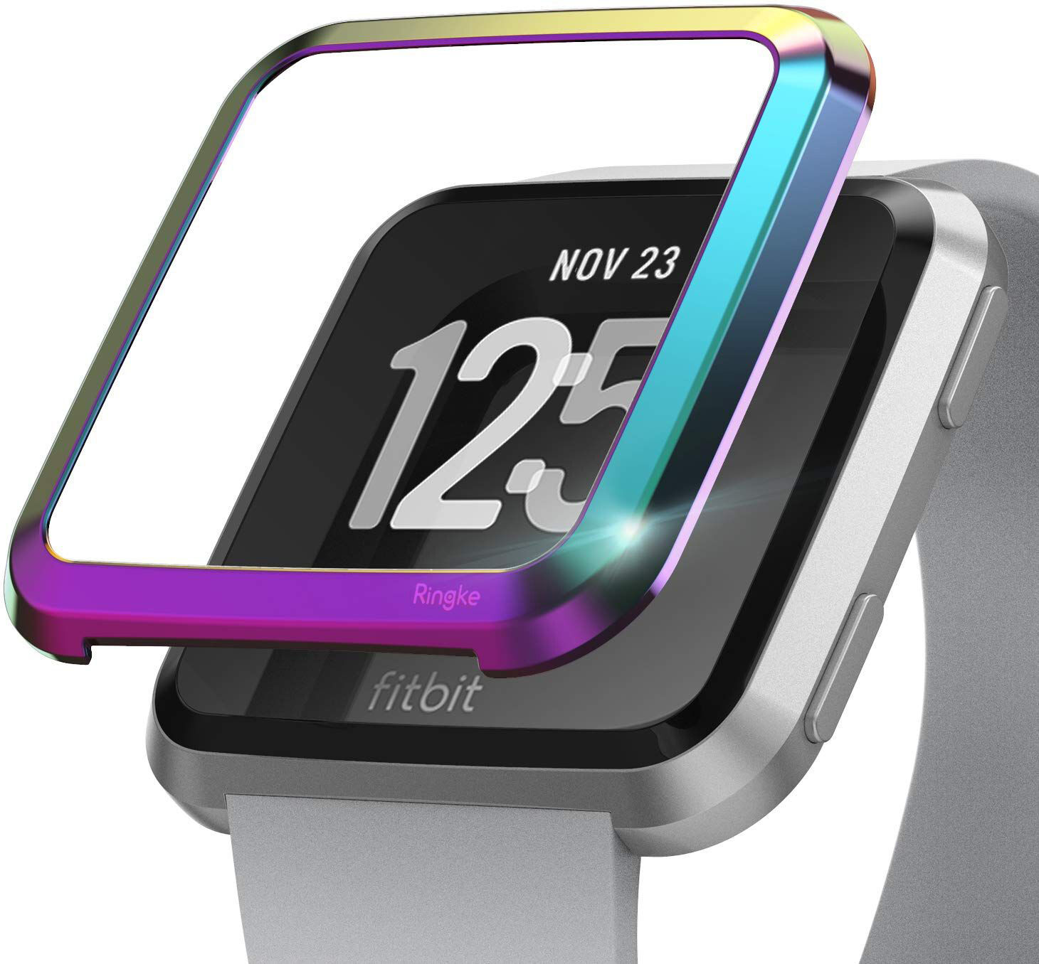 Ringke Style de lunette pour le Fitbit Versa / Versa Lite - Iridescent