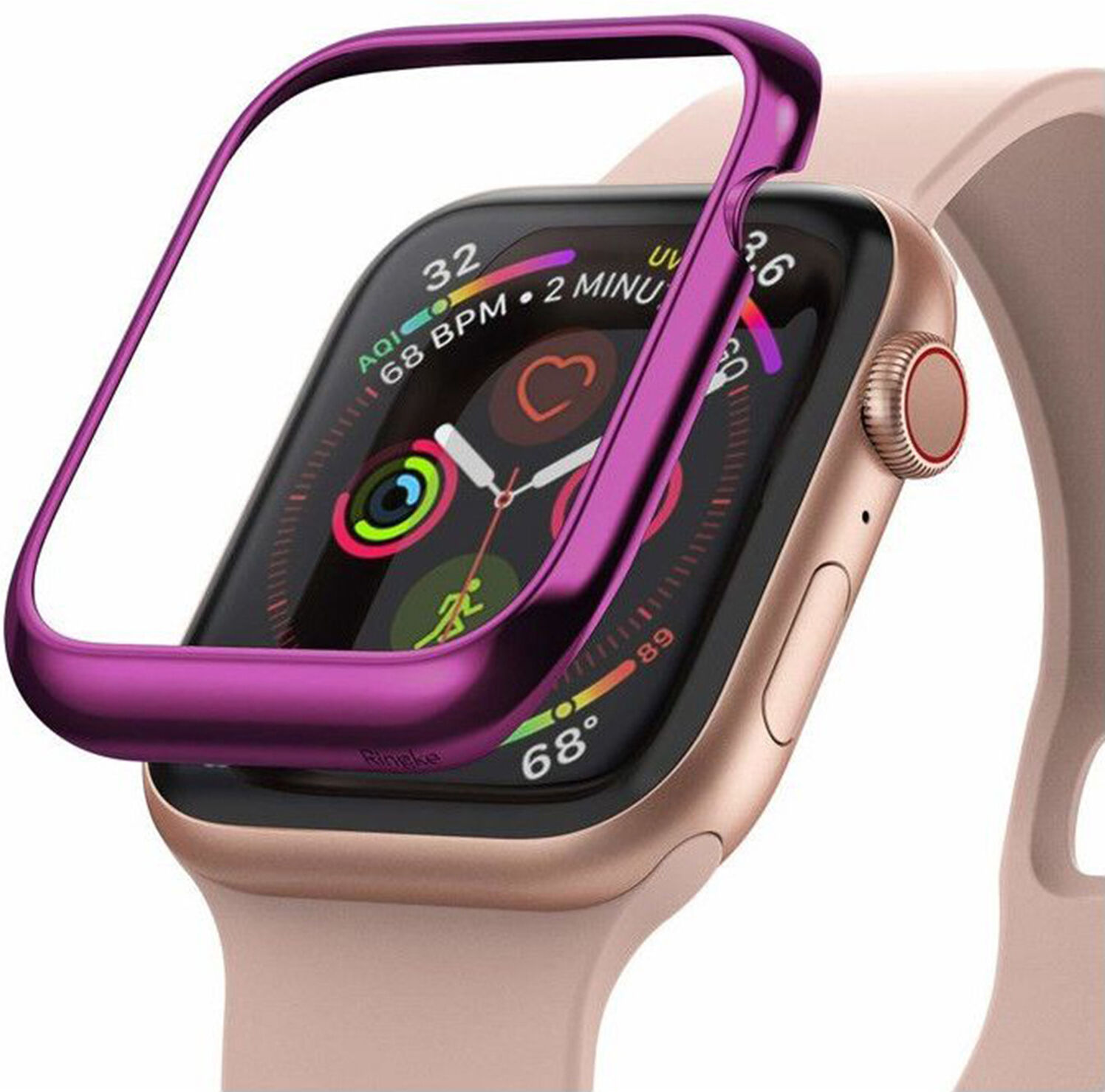 Ringke Style de lunette pour l'Apple Watch Serie 4/5 44mm - Violet