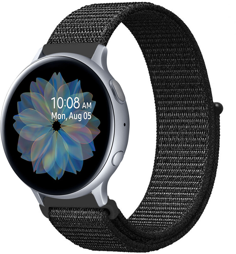 iMoshion Bracelet en nylon pour le Samsung Galaxy Watch 40/42mm / Active 2 42/44mm - Noir iMoshion Bracelet en nylon pour le Samsung Galaxy Watch 40/42mm / Active 2 42/44mm - Noir