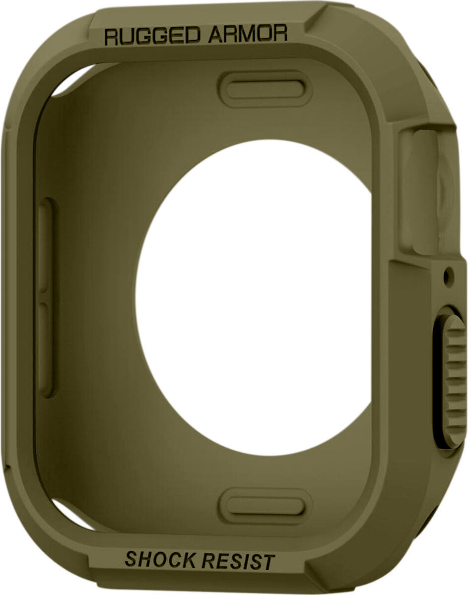 Spigen Coque Rugged Armor™ pour l'Apple Watch 44 mm - Vert Spigen Coque Rugged Armor™ pour l'Apple Watch 44 mm - Vert