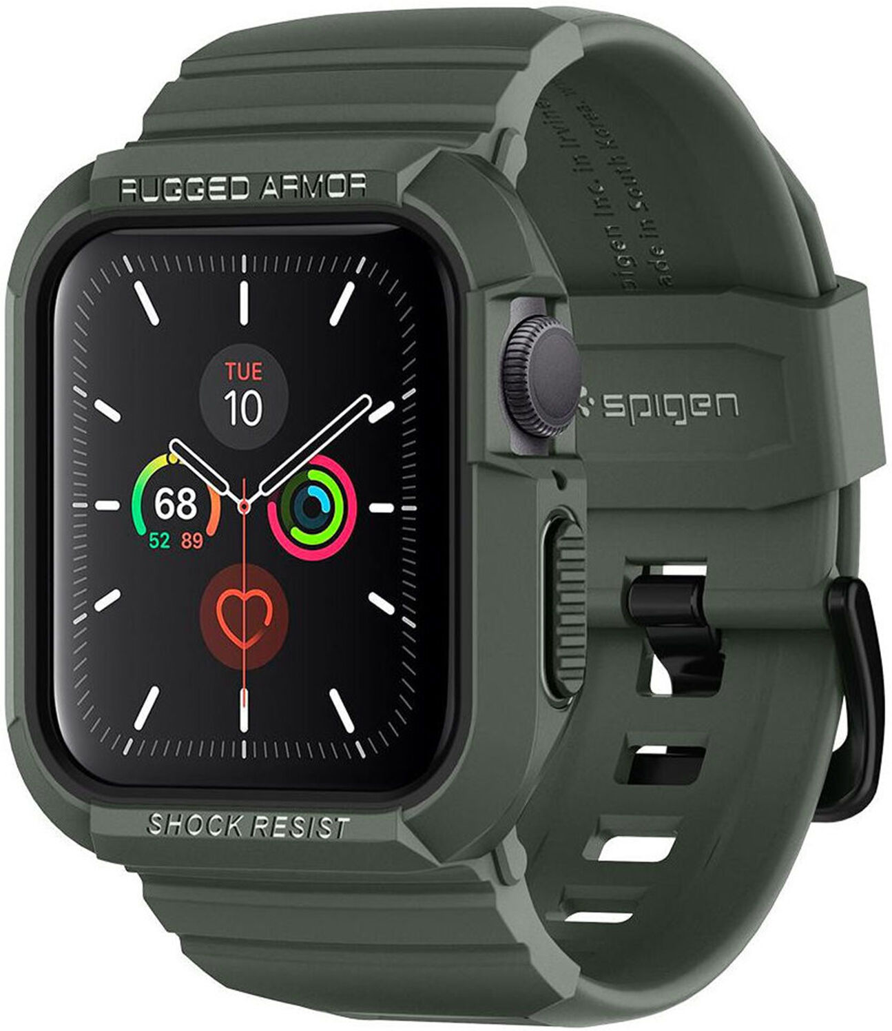 Spigen Coque Rugged Armor™ Pro pour l'Apple Watch 40 mm - Vert Spigen Coque Rugged Armor™ Pro pour l'Apple Watch 40 mm - Vert