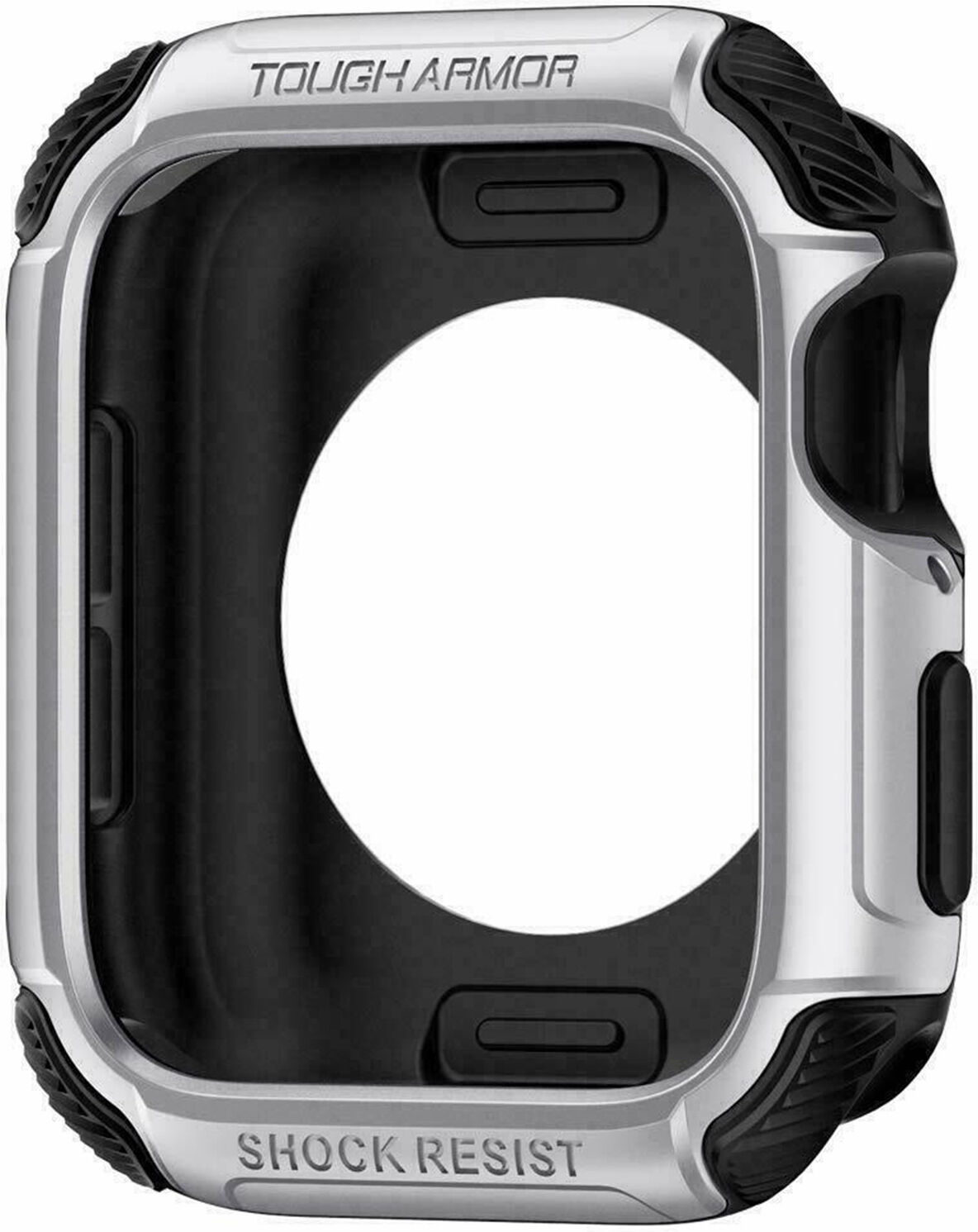 Spigen Coque Tough Armor™ pour l'Apple Watch 44 mm - Argent Spigen Coque Tough Armor™ pour l'Apple Watch 44 mm - Argent