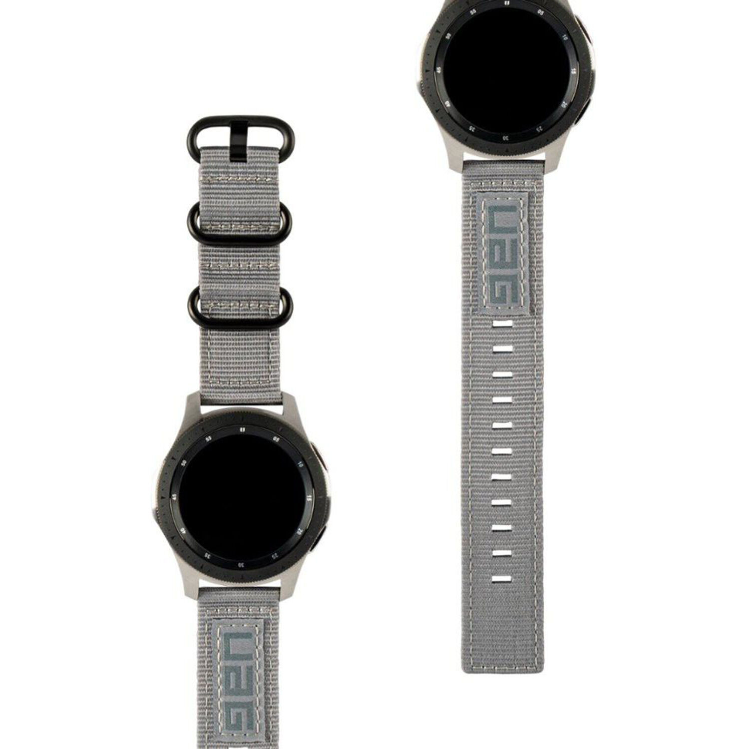 UAG Bracelet Nato montre Samsung Galaxy Watch 46 mm / Watch 3 45 mm - Gris
