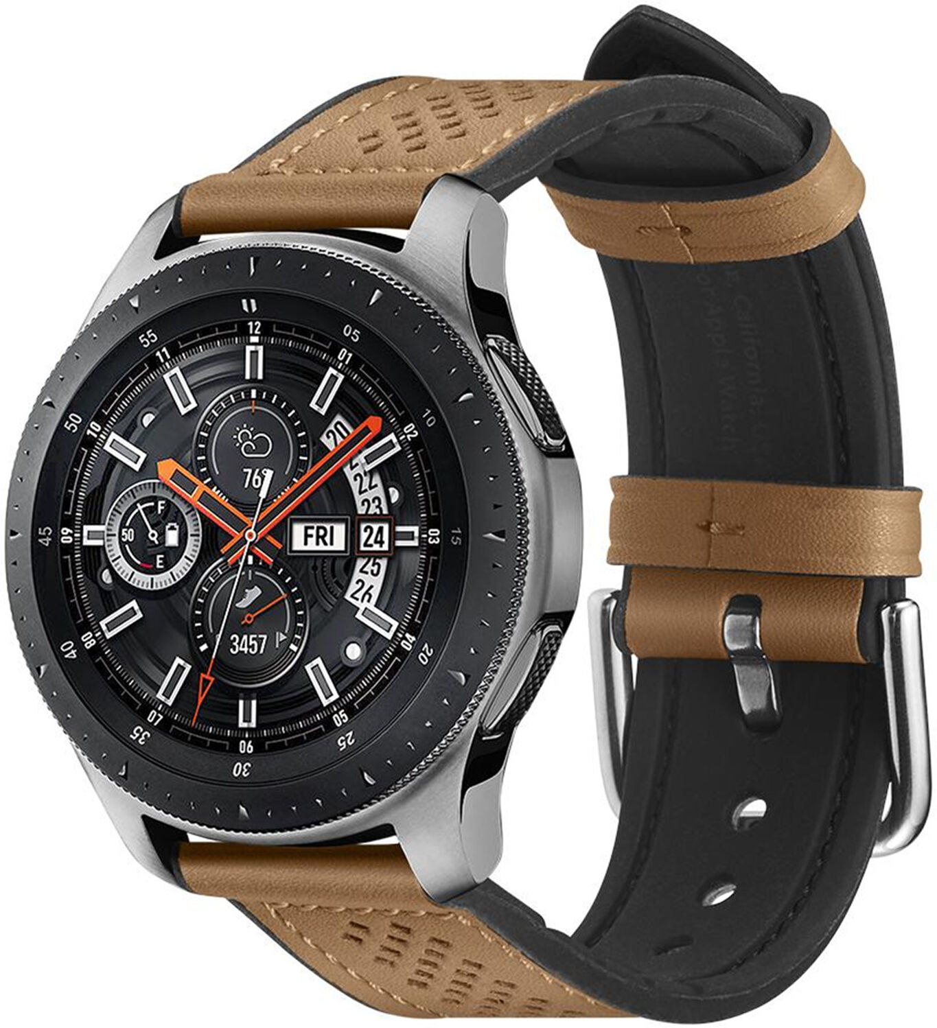 Spigen Montre Samsung Galaxy 46 mm / Gear S3 Frontier / Watch 3 45mm avec bracelet Retro Fit